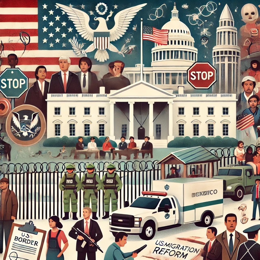 Biden Enfrenta Desafios com Questões de Imigração em Meio às Eleições dos EUA&nbsp;🇧🇷🇺🇸