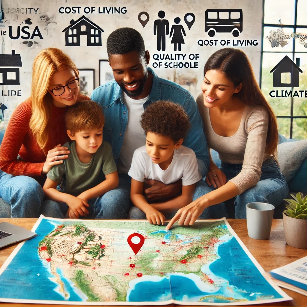 Como Escolher Onde Morar nos&nbsp;EUA🇧🇷🇺🇸
