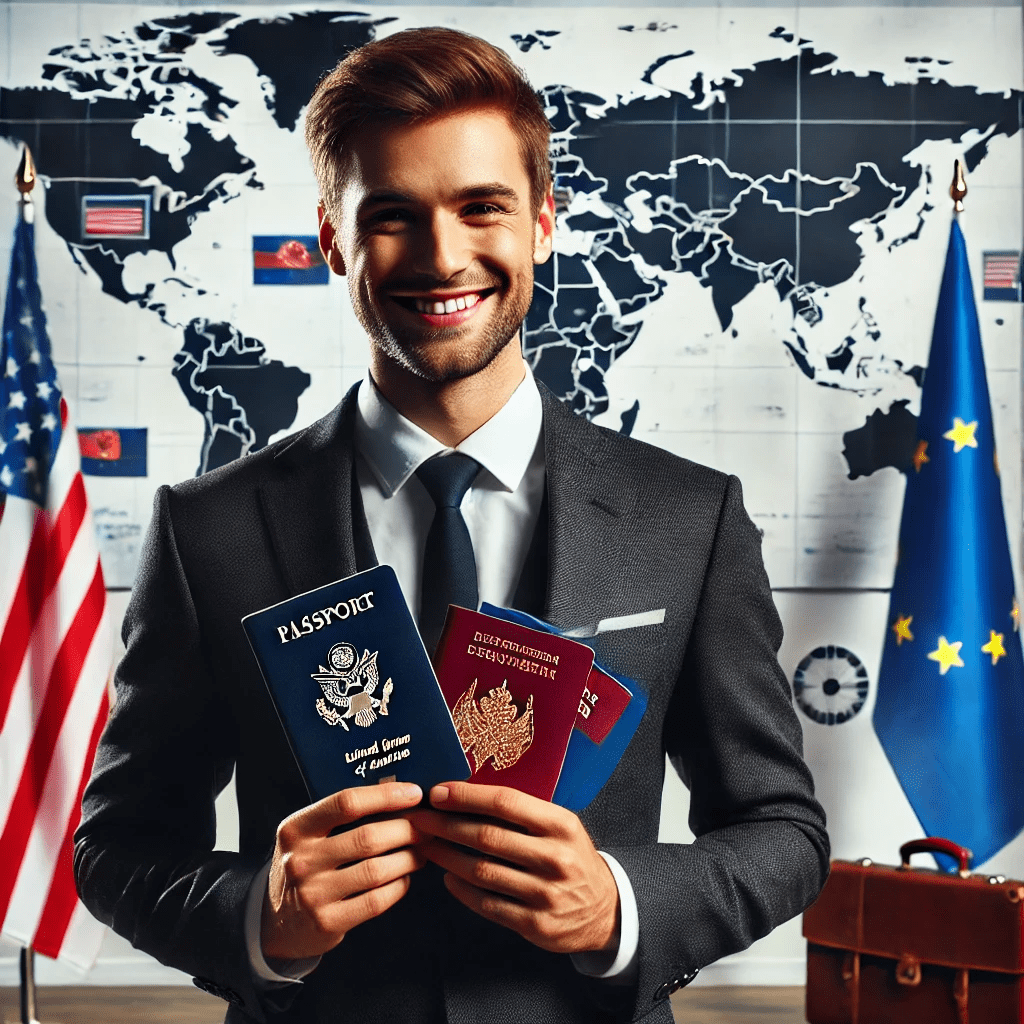 🌎✈️ Alcance o Mundo: Como Obter Vistos e Cidadania para Viver e Negociar nos EUA e na&nbsp;Europa✈️🌎