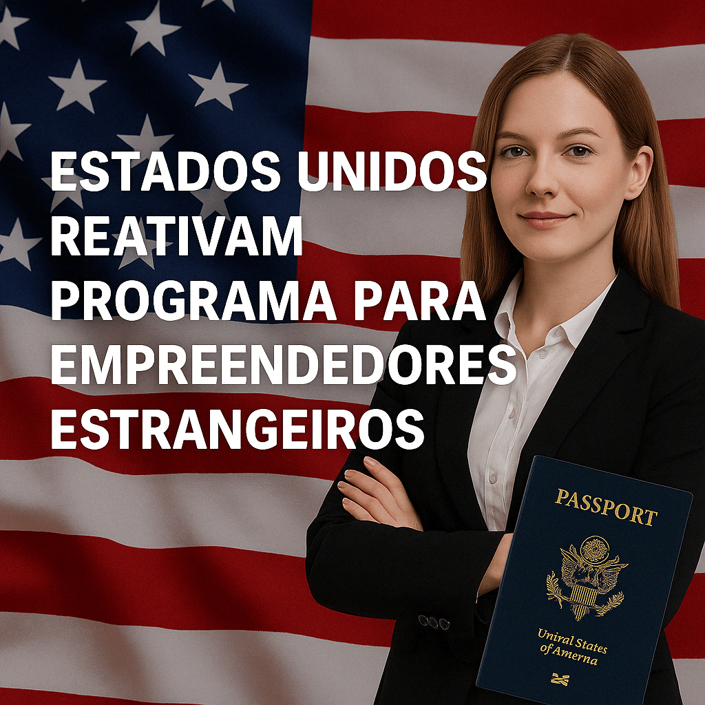 🇺🇸 Estados Unidos Reativam Programa para Empreendedores Estrangeiros: Oportunidade para Inovar e Morar Legalmente nos&nbsp;EUA