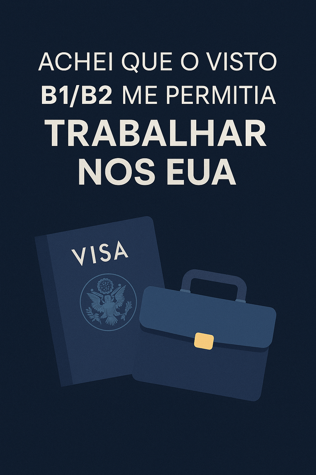 🇺🇸“Achei que o visto B1/B2 me permitia trabalhar nos&nbsp;EUA”