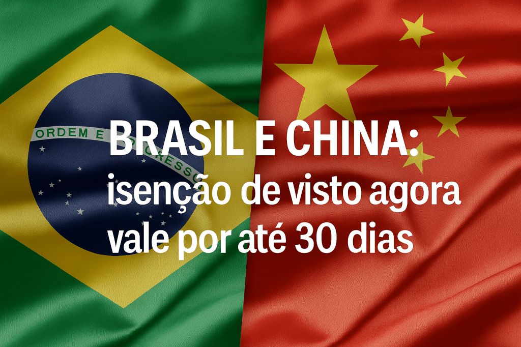 🇨🇳Brasileiros não precisam mais de visto para entrar na China — mas atenção às&nbsp;condições🇨🇳